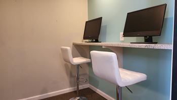 Business center with 2 computers